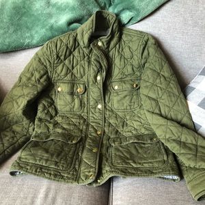 J crew quilted utility jacket size medium